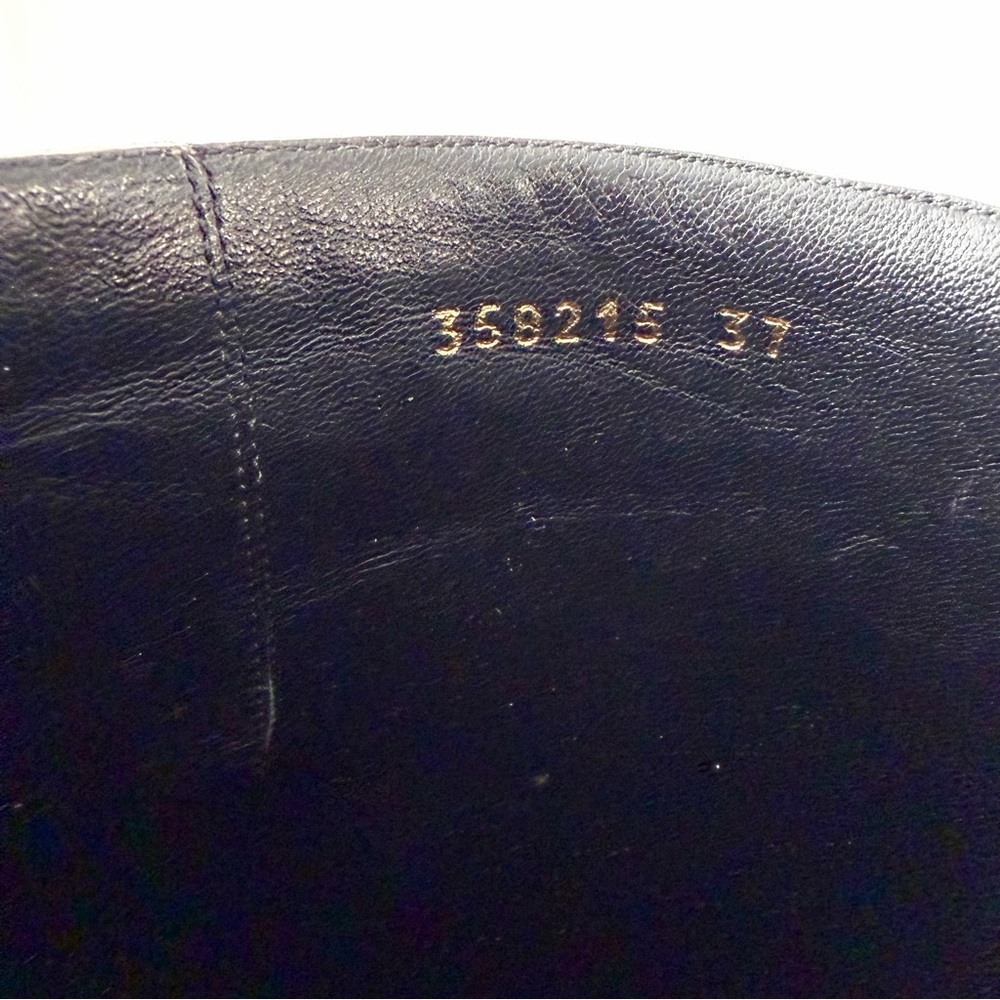 GUCCI | Vintage Brown Nubuck Horsebit Knee High Heel Boots Size 37 - Picture 16 of 16